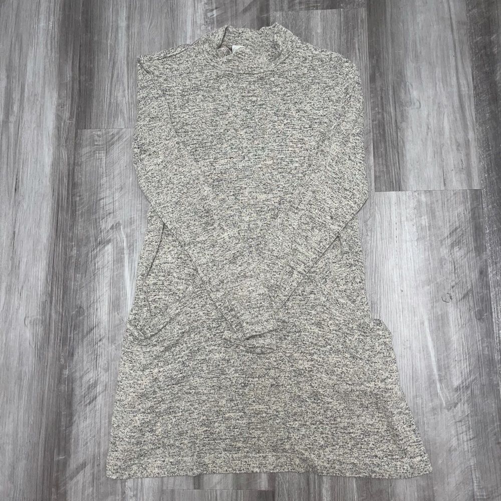 Heather grey long sleeve dress
